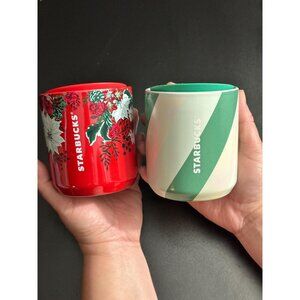 Starbucks 8 oz ceramic travel tumblers – mint, red sold separately!